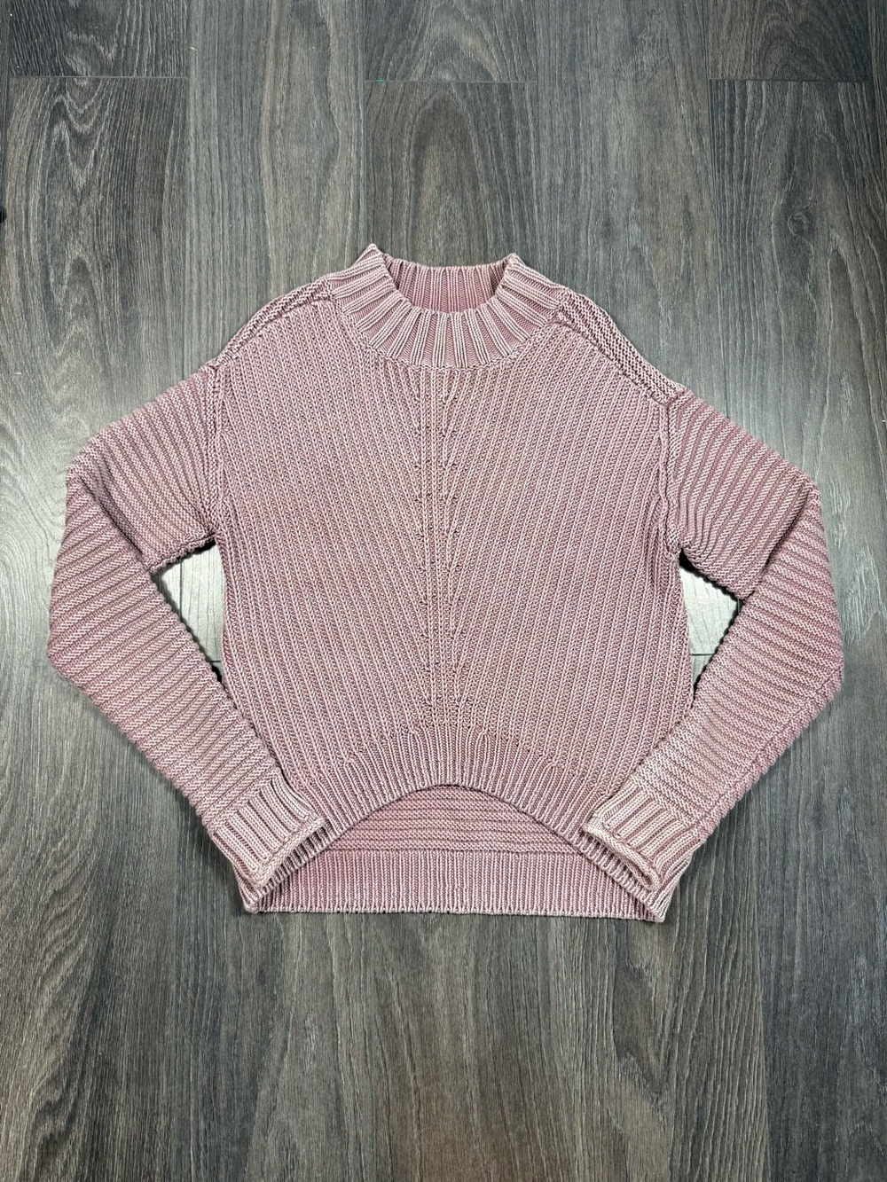 Lucky Brand Purple Knit Crewneck Sweater